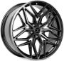 Легковой диск Skill Wheels SL428 9x21 5x120 ET33 62,55 чёрный + полированный обод